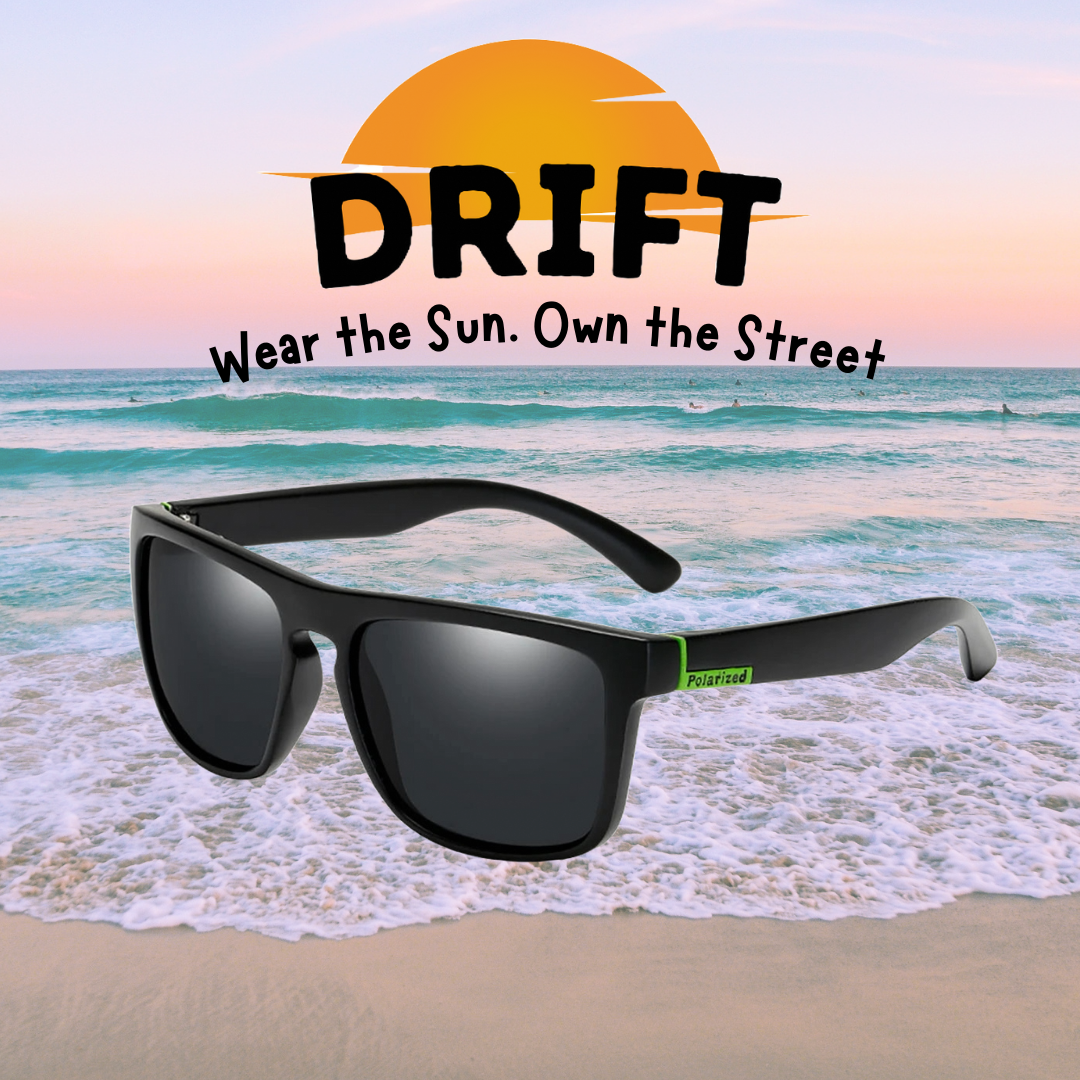 DRIFT STORM - Wear the sun. Own the Street. 2 Pack - Polarized 