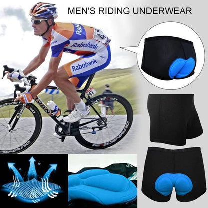 Men Women Cycling Shorts Bicycle Bike Underwear Pants with Sponge Gel 3D Padded